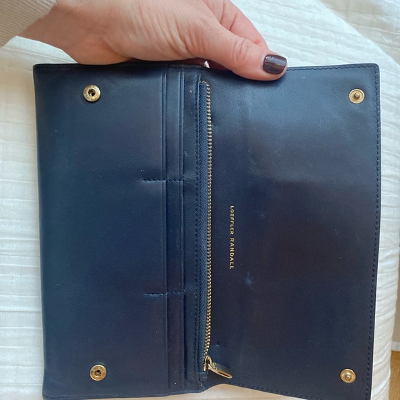 LOEFFLER RANDAL Tiered Ric Rac Everything Wallet - navy - Picture 6 of 7